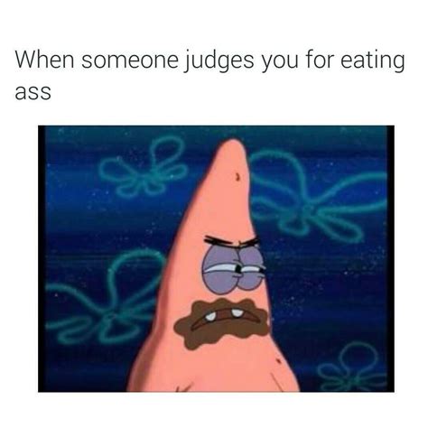 eating butt meme